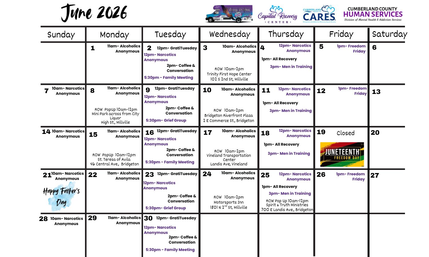 June 2026 Calendar