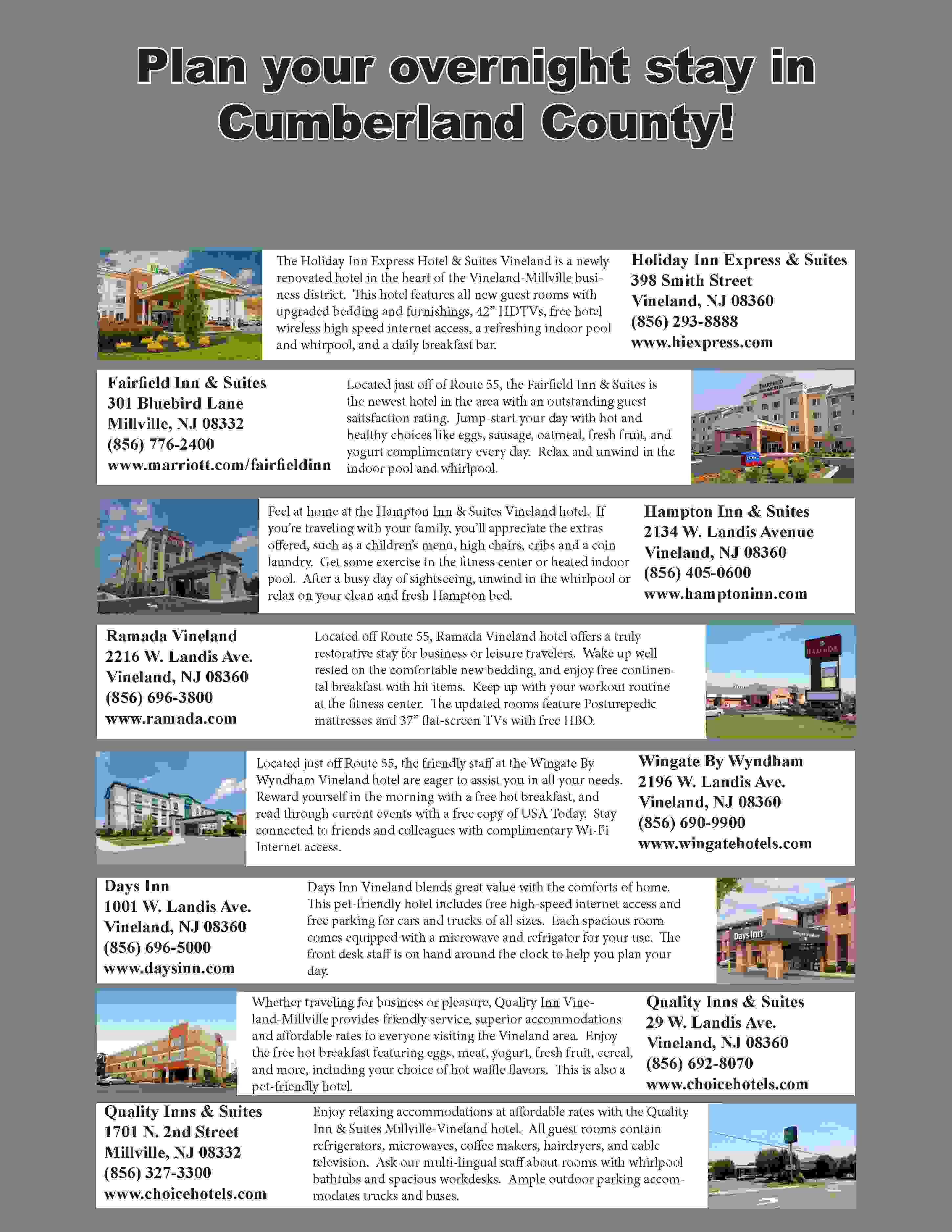 Plan your overnight stay